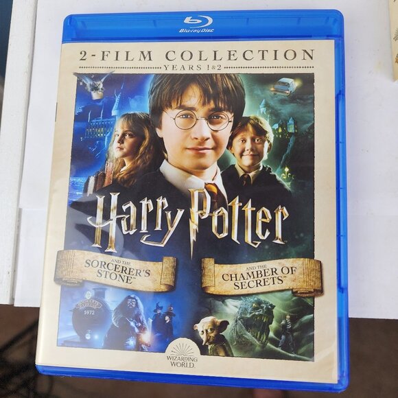 Harry Potter 2 Film Blu Ray Disc Collection Sorcerers Stone and Chamber Secrets - Picture 3 of 4